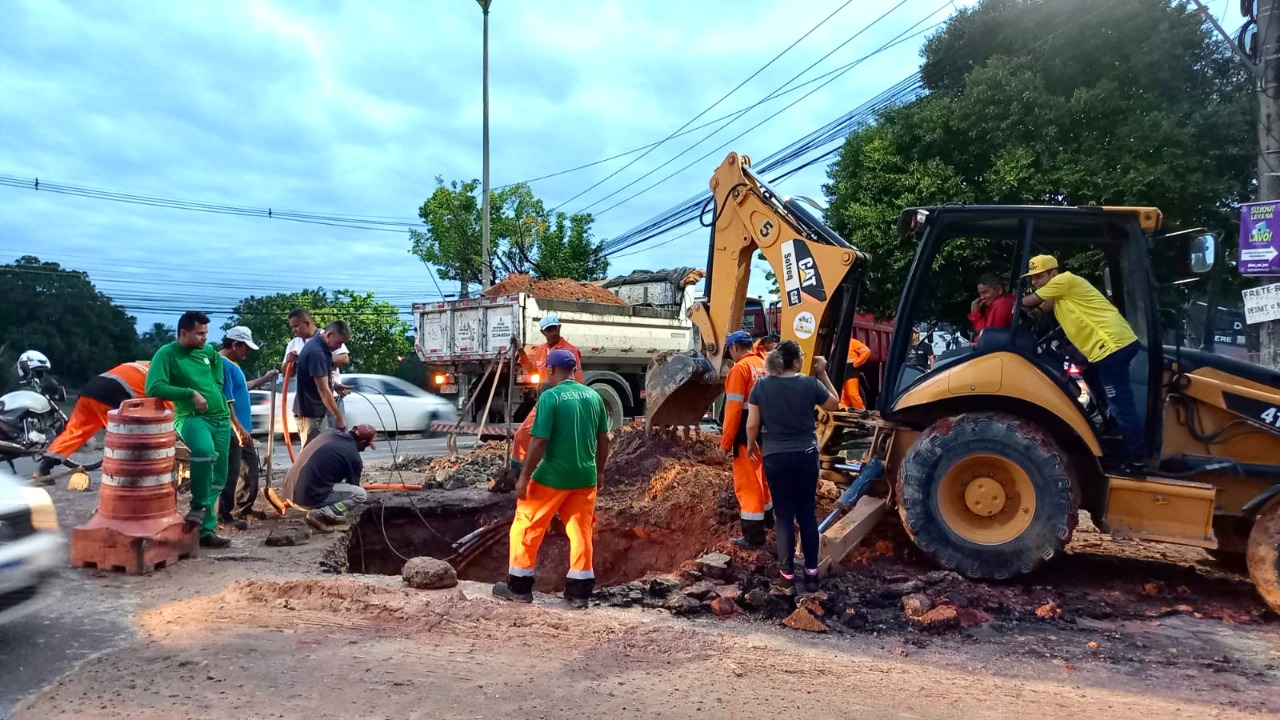 Prefeitura De Manaus Recupera Rede De Drenagem Profunda No Bairro São